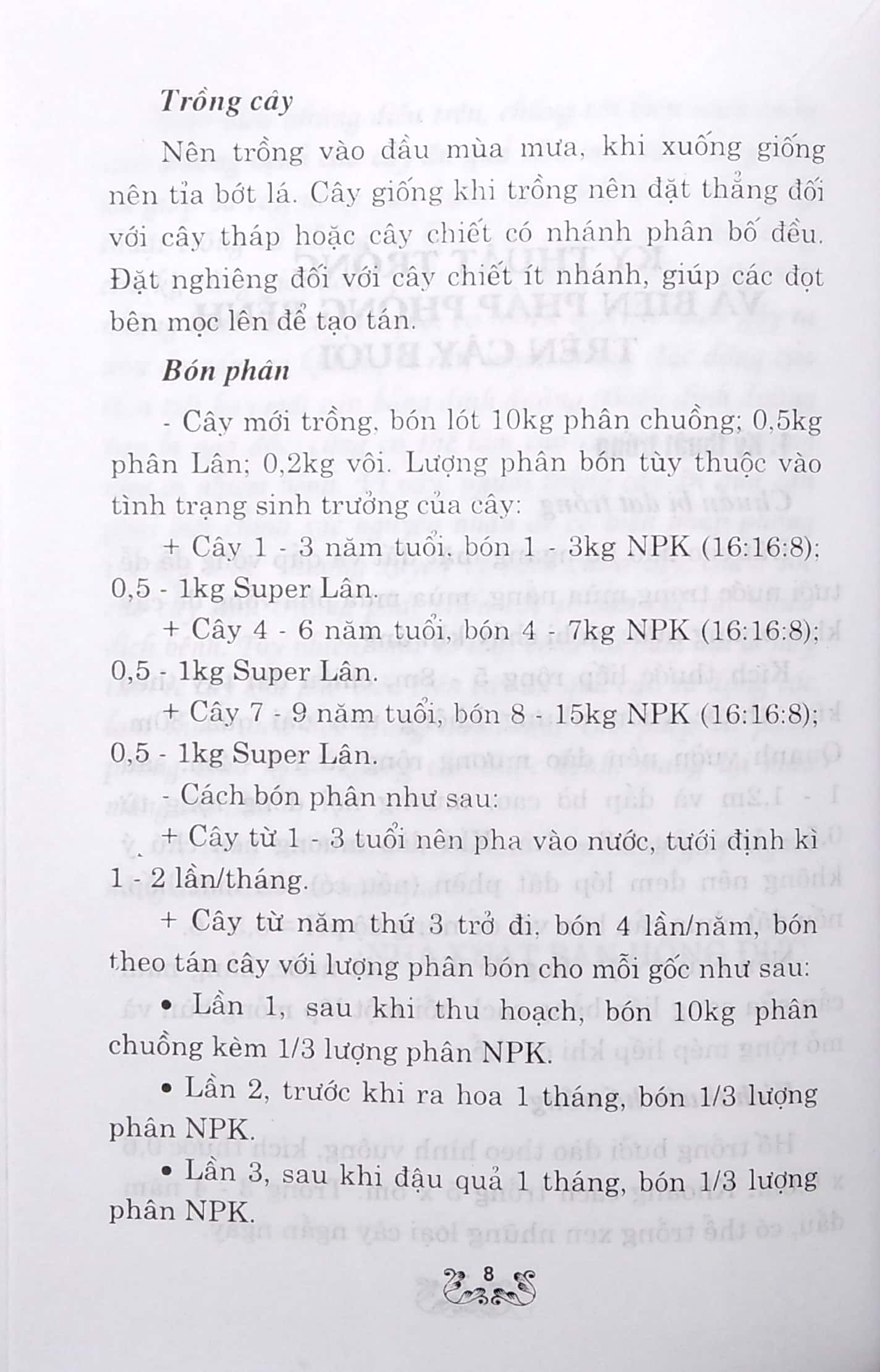 bạn của nhà nông - phòng bệnh cho cây ăn quả