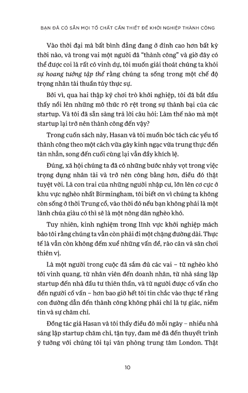 bạn đã có sẵn mọi tố chất cần thiết để khởi nghiệp thành công