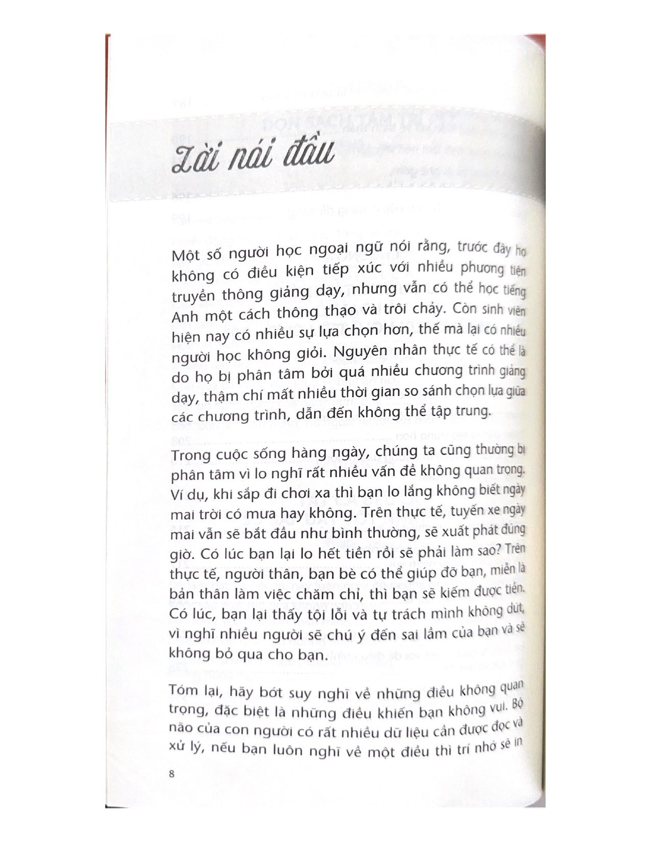 bạn đã nghĩ quá nhiều