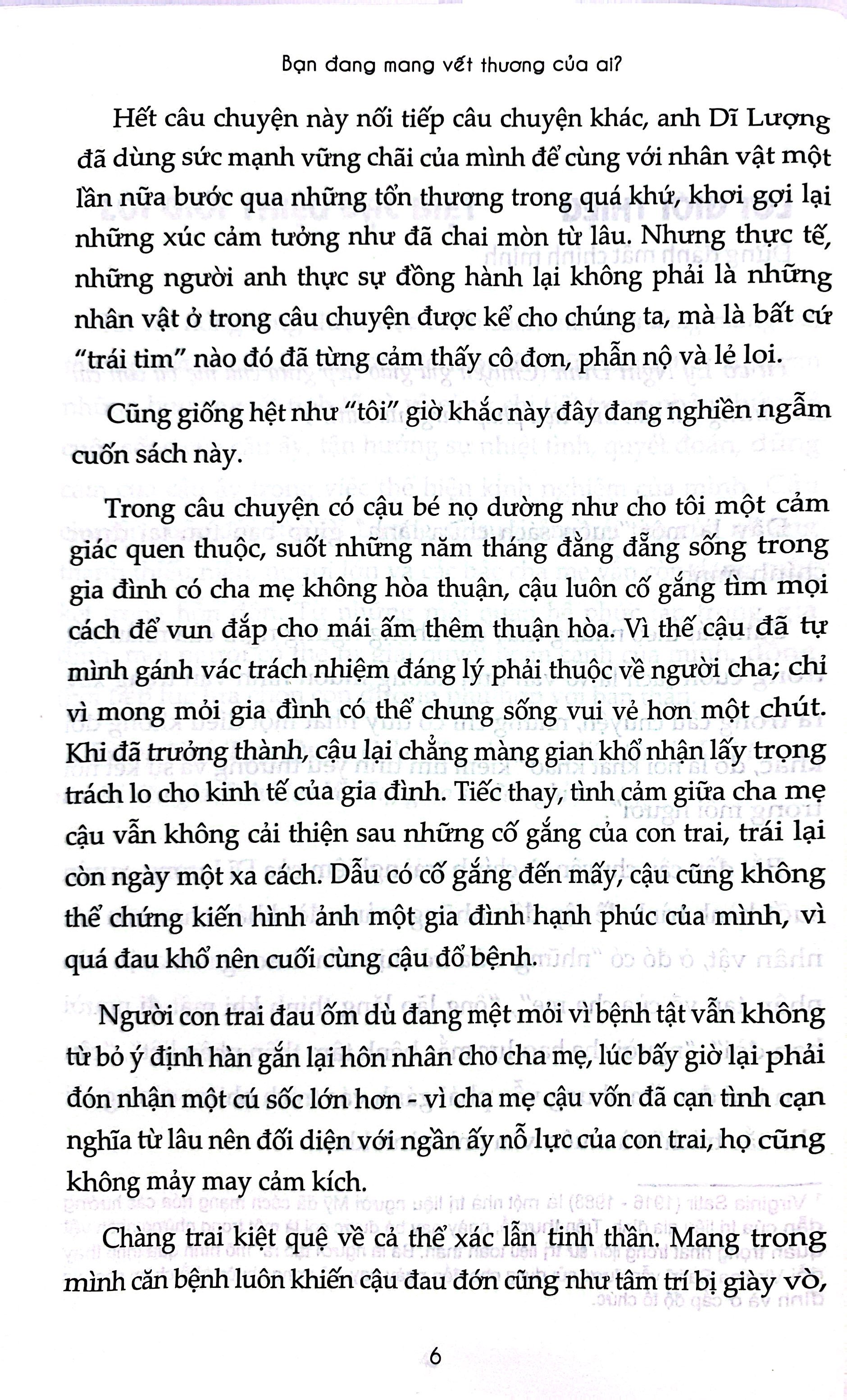 Ban Dang Mang Vet Thuong Cua Ai?