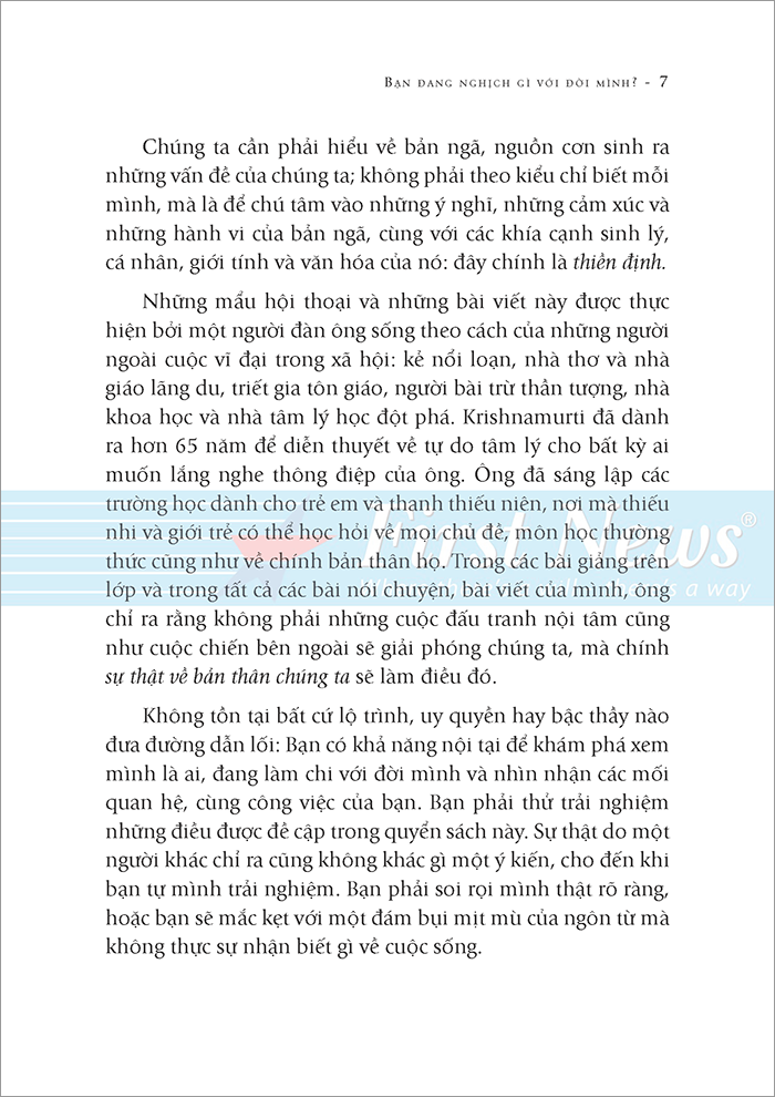 bạn đang nghịch gì với đời mình?