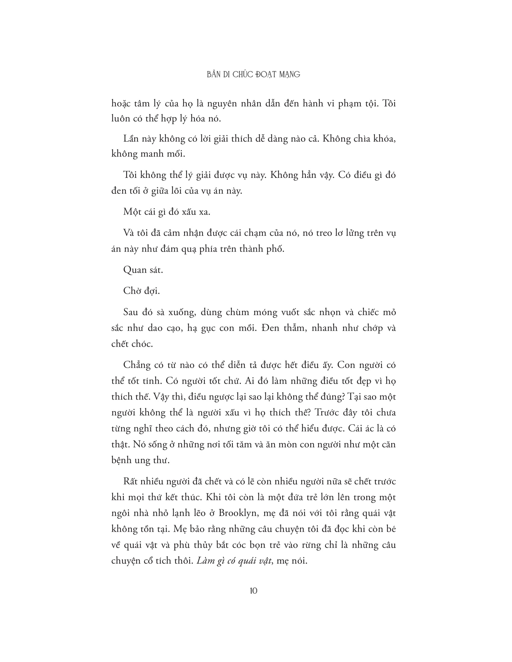 bản di chúc đoạt mạng