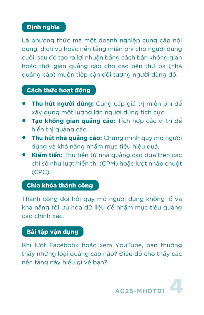 Ban Do Mo Hinh Doanh Thu - Vach Loi Tu Duy, Mo Duong Tang Truong