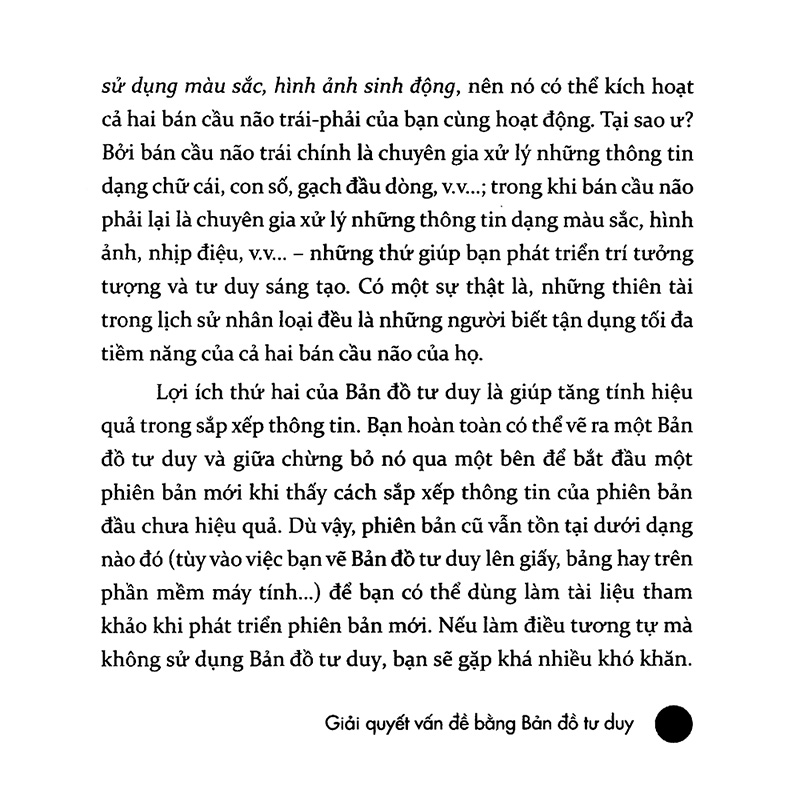 bản đồ tư duy trong giải quyết vấn đề