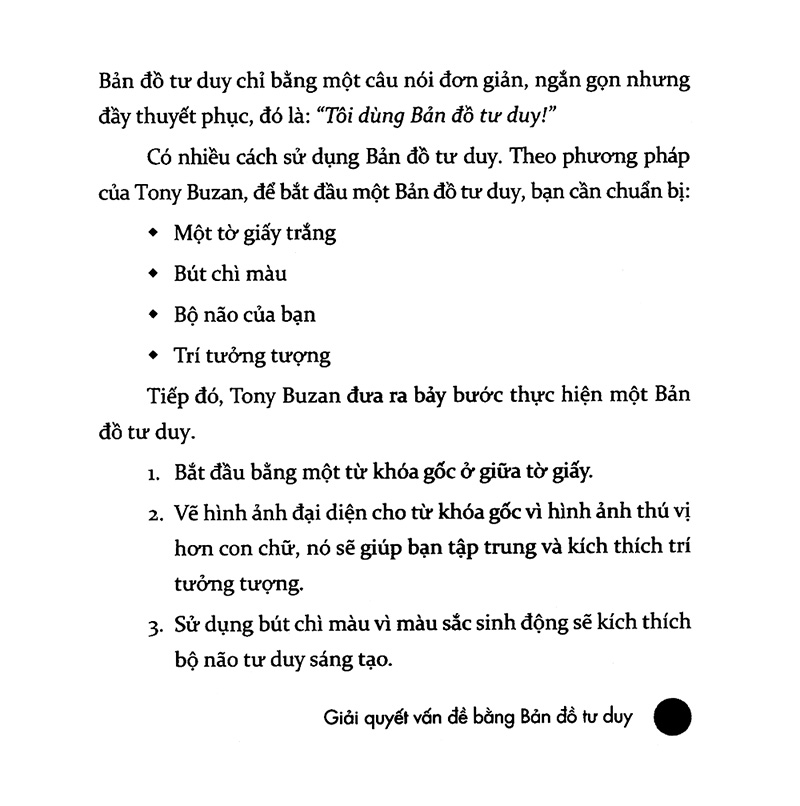 bản đồ tư duy trong giải quyết vấn đề