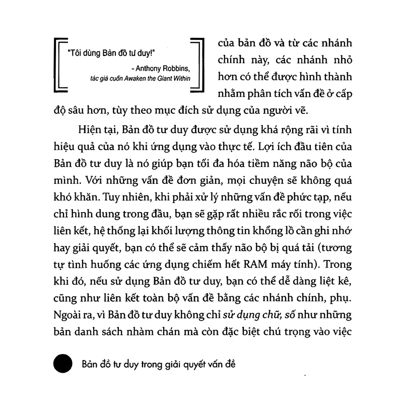 bản đồ tư duy trong giải quyết vấn đề