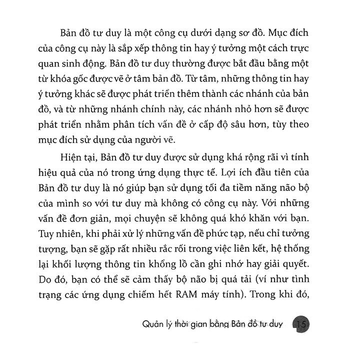 bản đồ tư duy trong quản lý thời gian (tái bản 2024)