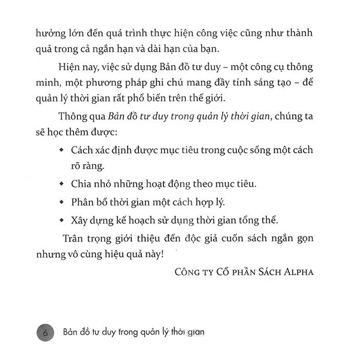 bản đồ tư duy trong quản lý thời gian (tái bản 2024)