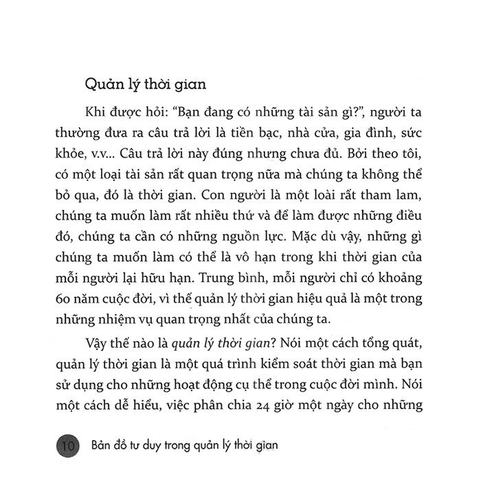 bản đồ tư duy trong quản lý thời gian (tái bản 2024)