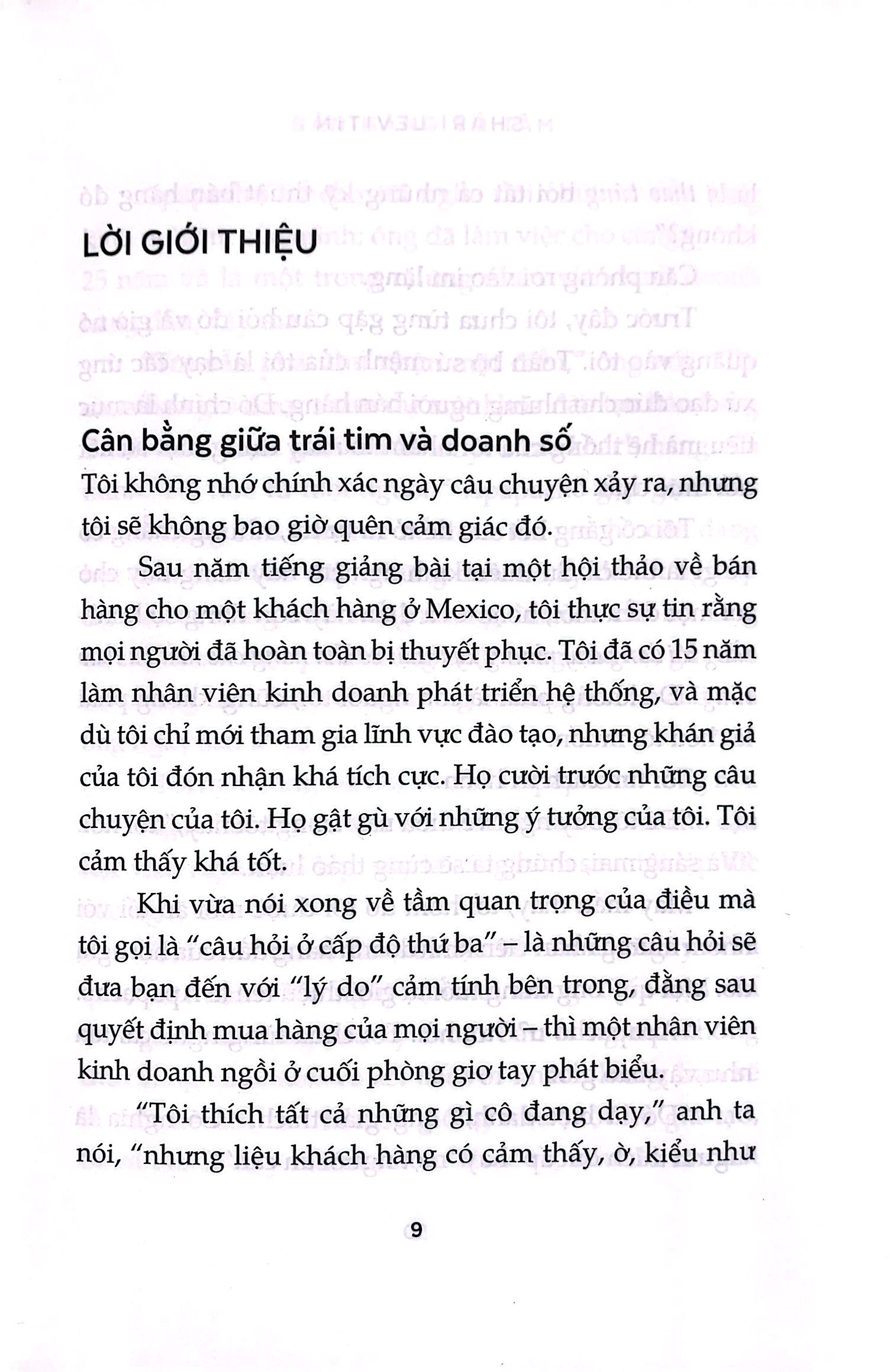 bán hàng có tâm - heart and sell