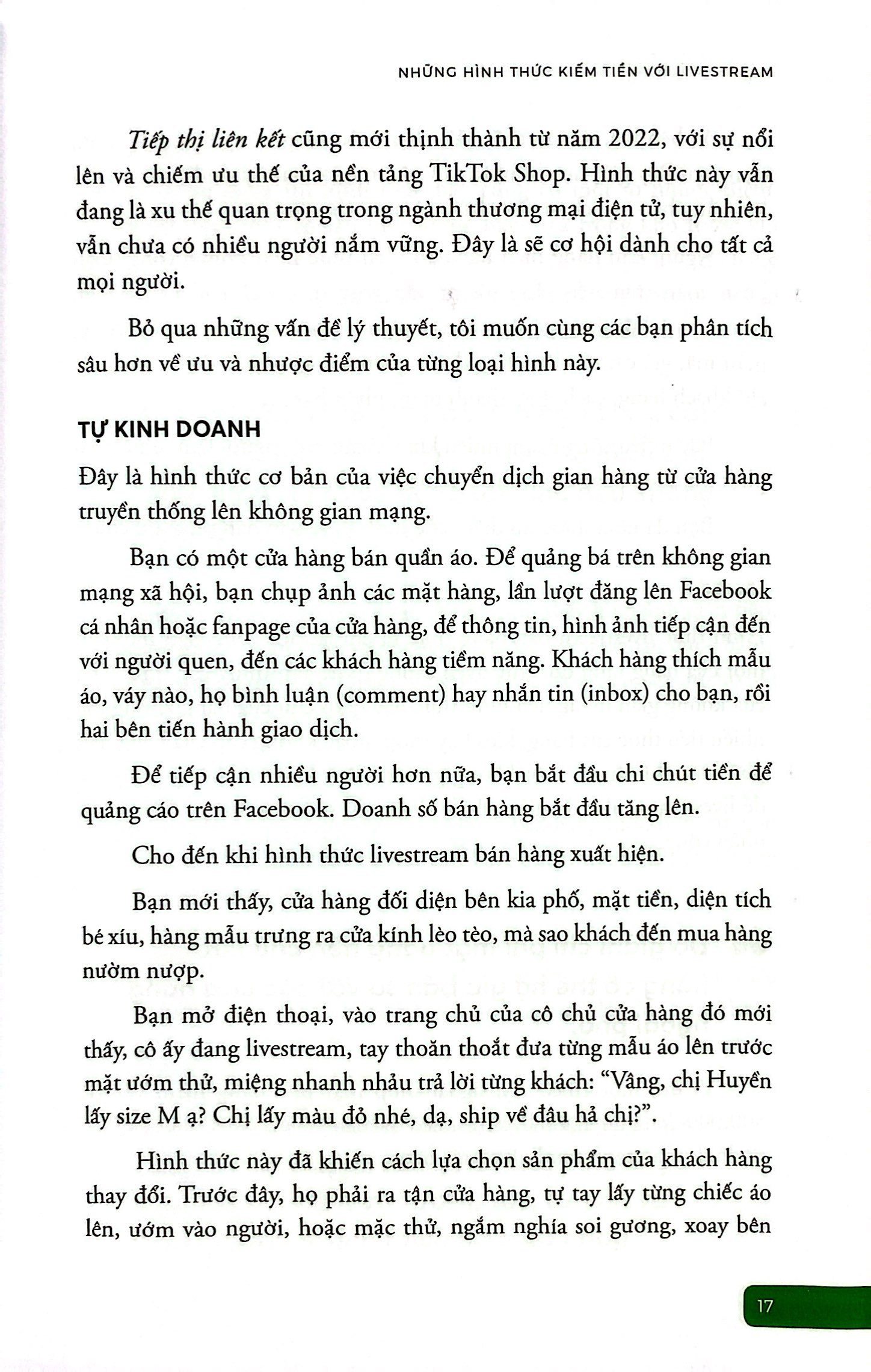 bán hàng livestream - sân khấu ảo, doanh số thật