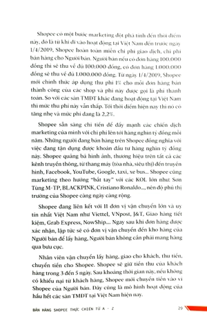 bán hàng shopee thực chiến từ a-z - 36 chiến lược đỉnh cao bùng nổ doanh số (tái bản)