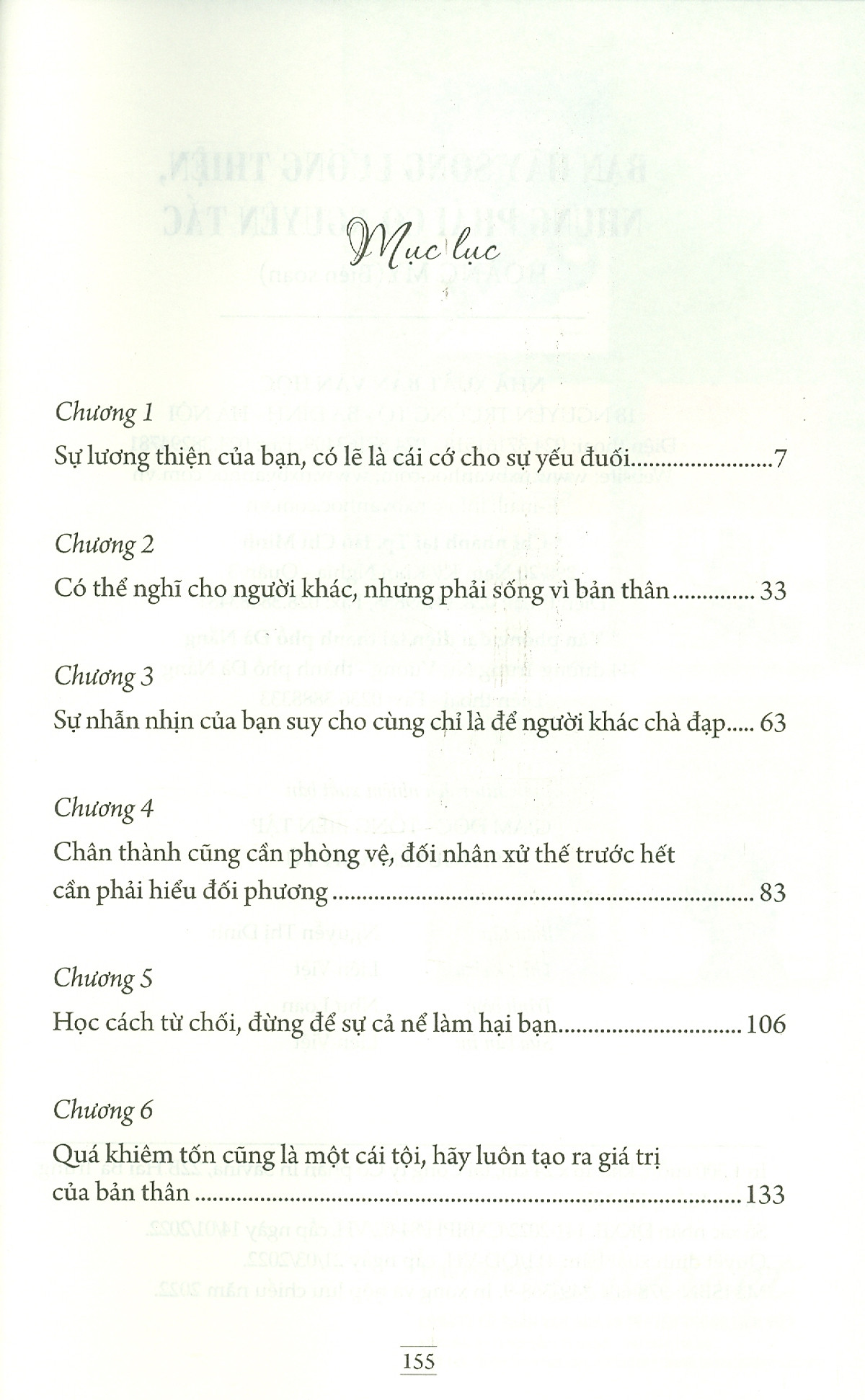 bạn hãy sống lương thiện, nhưng phải có nguyên tắc