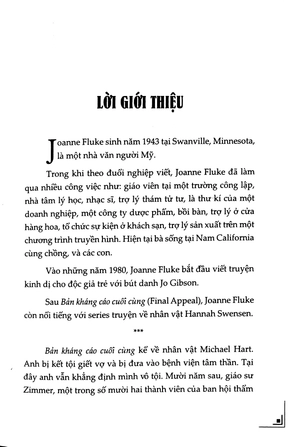 bản kháng cáo cuối cùng