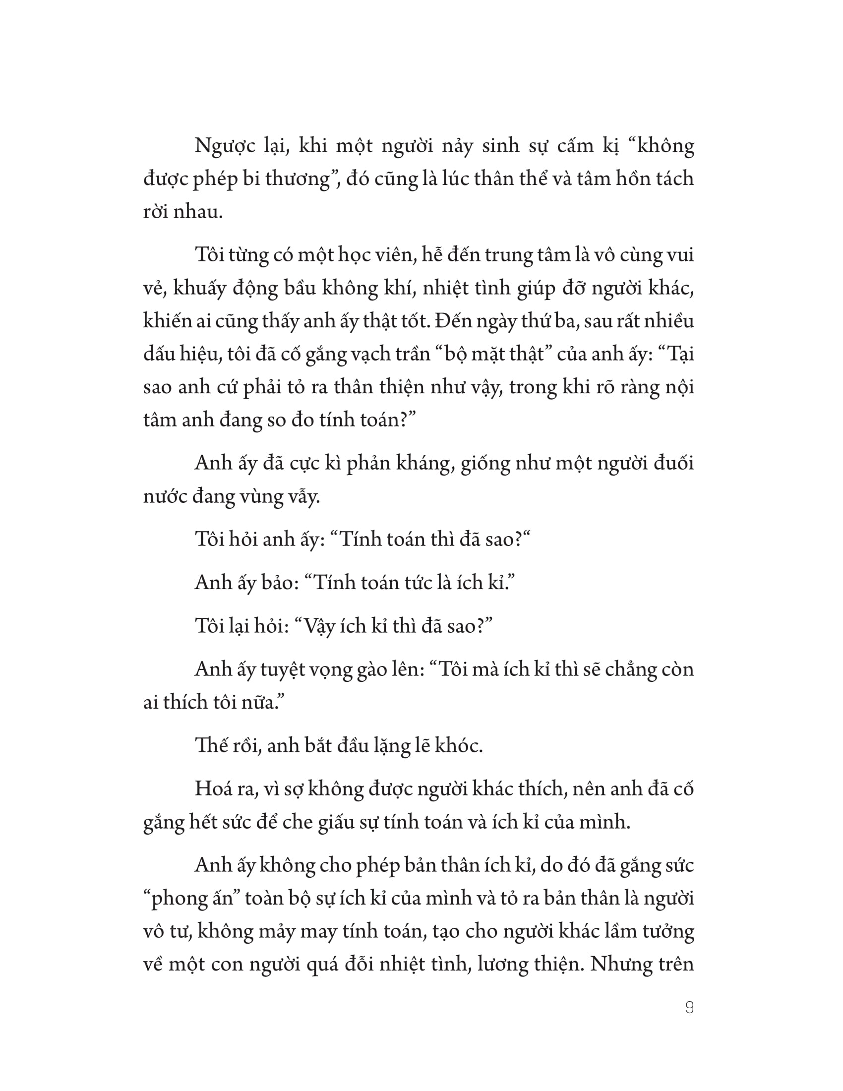 bạn không cần phải tỏ ra hoàn hảo đến thế