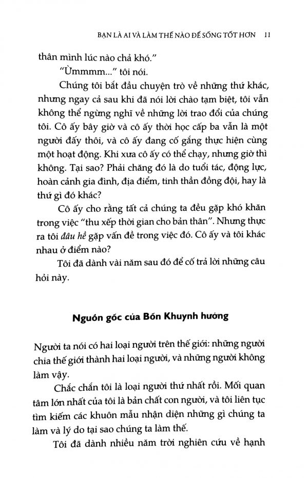 bạn là ai và làm thế nào để sống tốt hơn