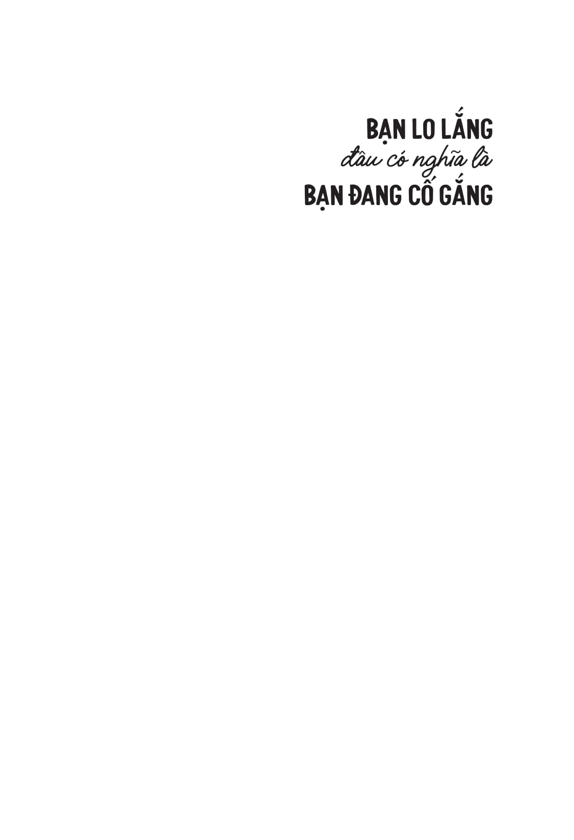 Ban Lo Lang Dau Co Nghia La Ban Dang Co Gang