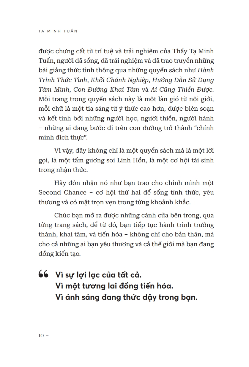 Ban Luon Co Co Hoi Thu 2 - Nghiep La Giao Trinh Tien Hoa Cua Linh Hon