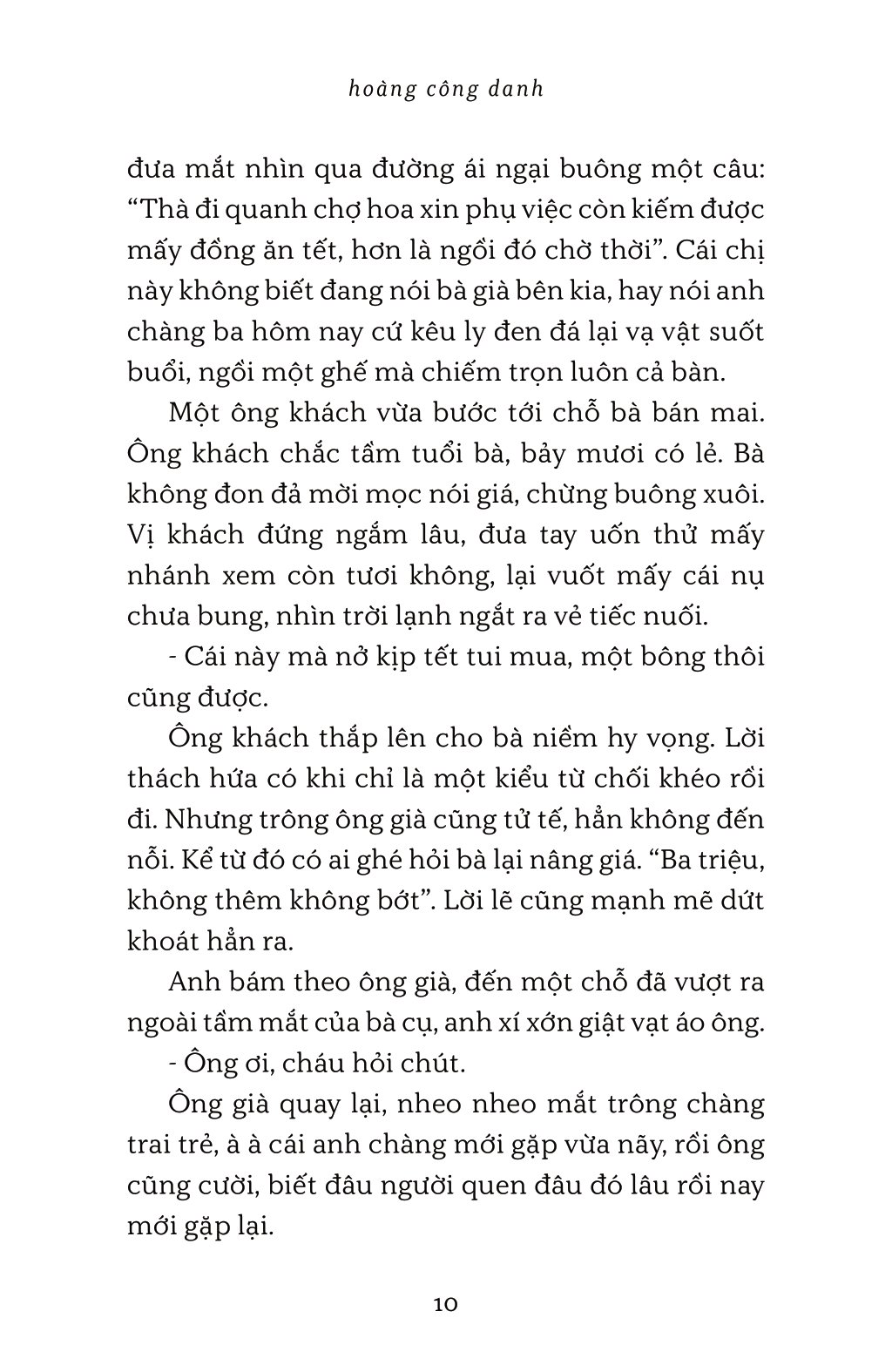 bán một cành mai ăn tết