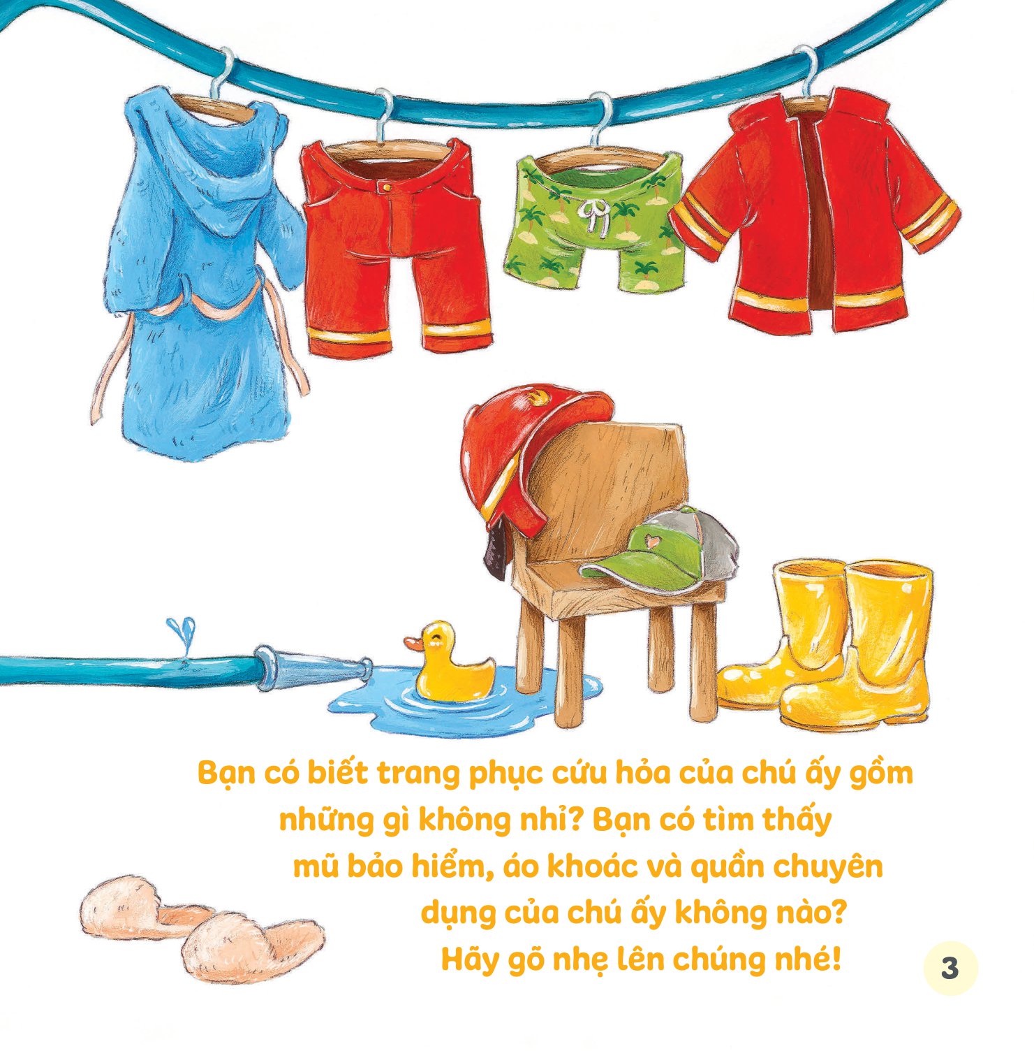 bạn ơi, cùng làm nào! - mình theo lính cứu hỏa voi dập tắt đám cháy (dành cho trẻ từ 3-9 tuổi)