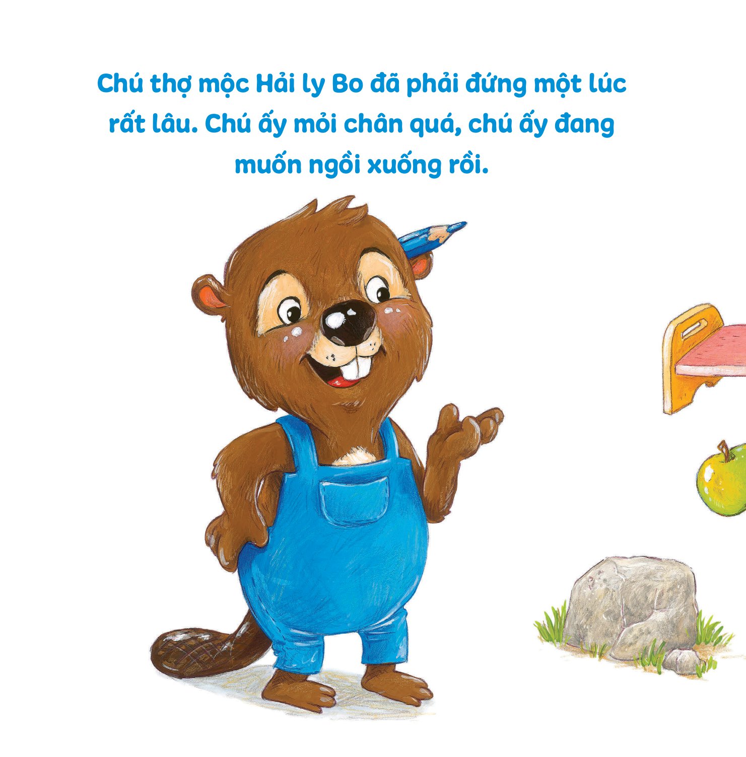 bạn ơi, cùng làm nào! - mình theo thợ mộc hải ly đóng ghế bập bênh (dành cho trẻ từ 3-9 tuổi)