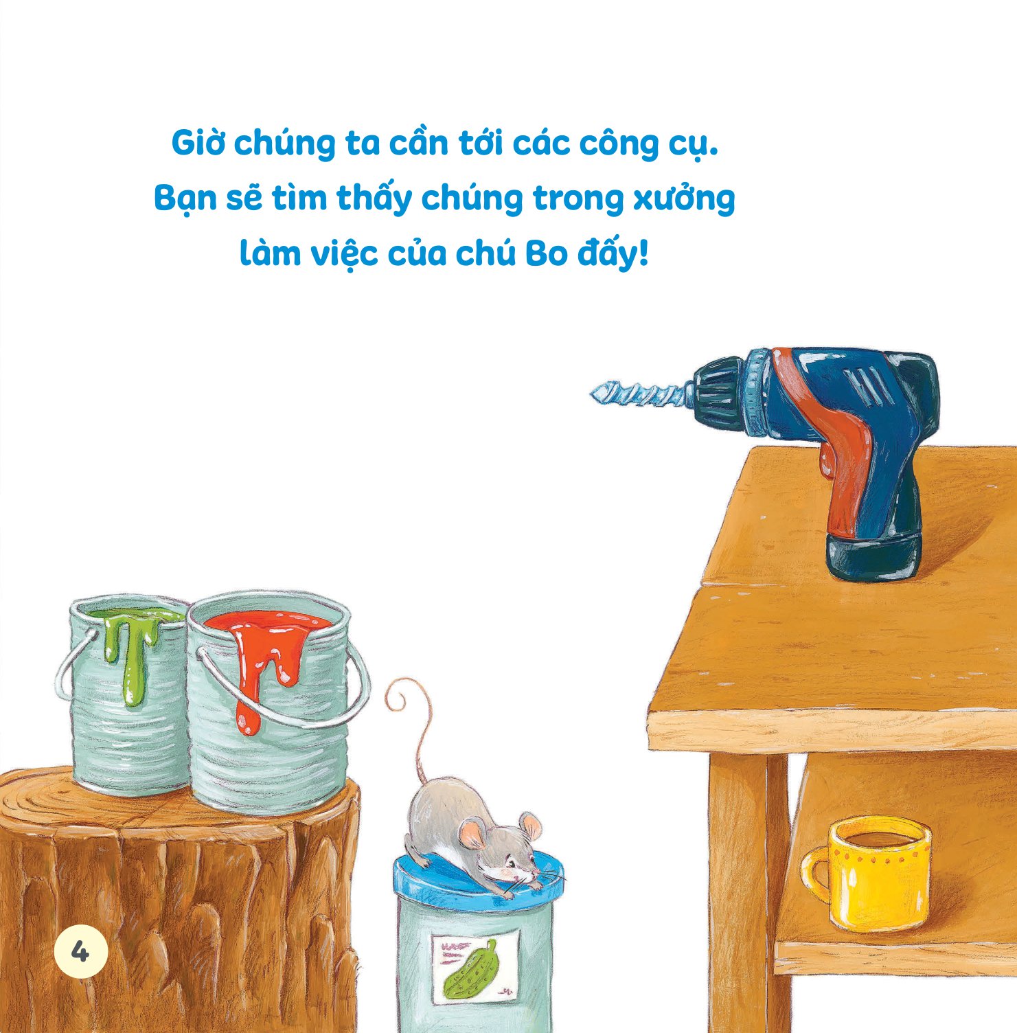 bạn ơi, cùng làm nào! - mình theo thợ mộc hải ly đóng ghế bập bênh (dành cho trẻ từ 3-9 tuổi)