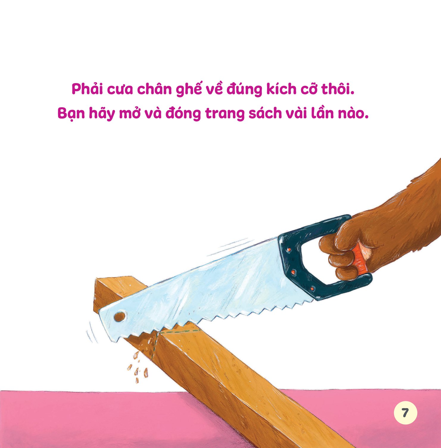 bạn ơi, cùng làm nào! - mình theo thợ mộc hải ly đóng ghế bập bênh (dành cho trẻ từ 3-9 tuổi)