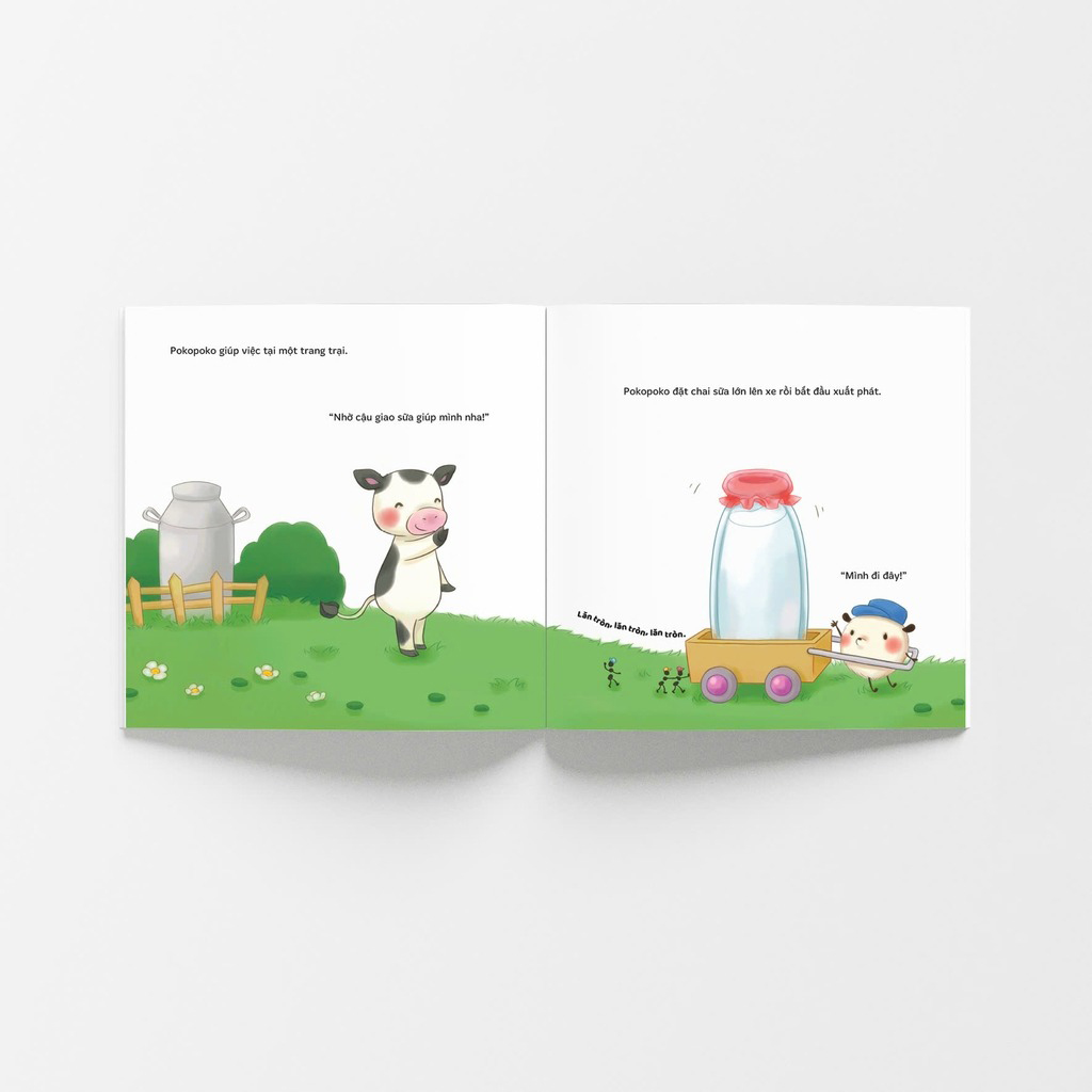 bạn pokopoko - đi giao sữa