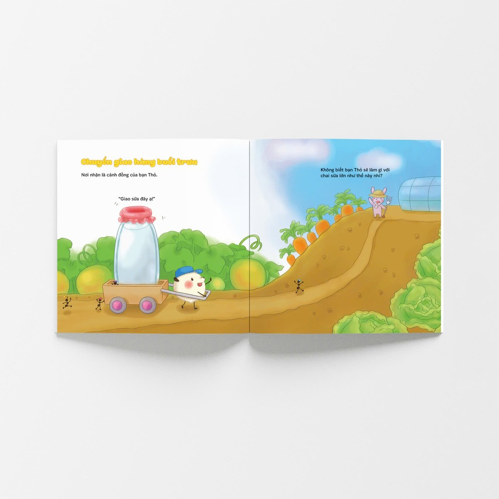 bạn pokopoko - đi giao sữa