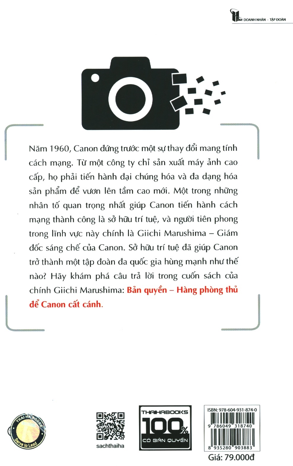 bản quyền - hàng phòng thủ để canon cất cánh