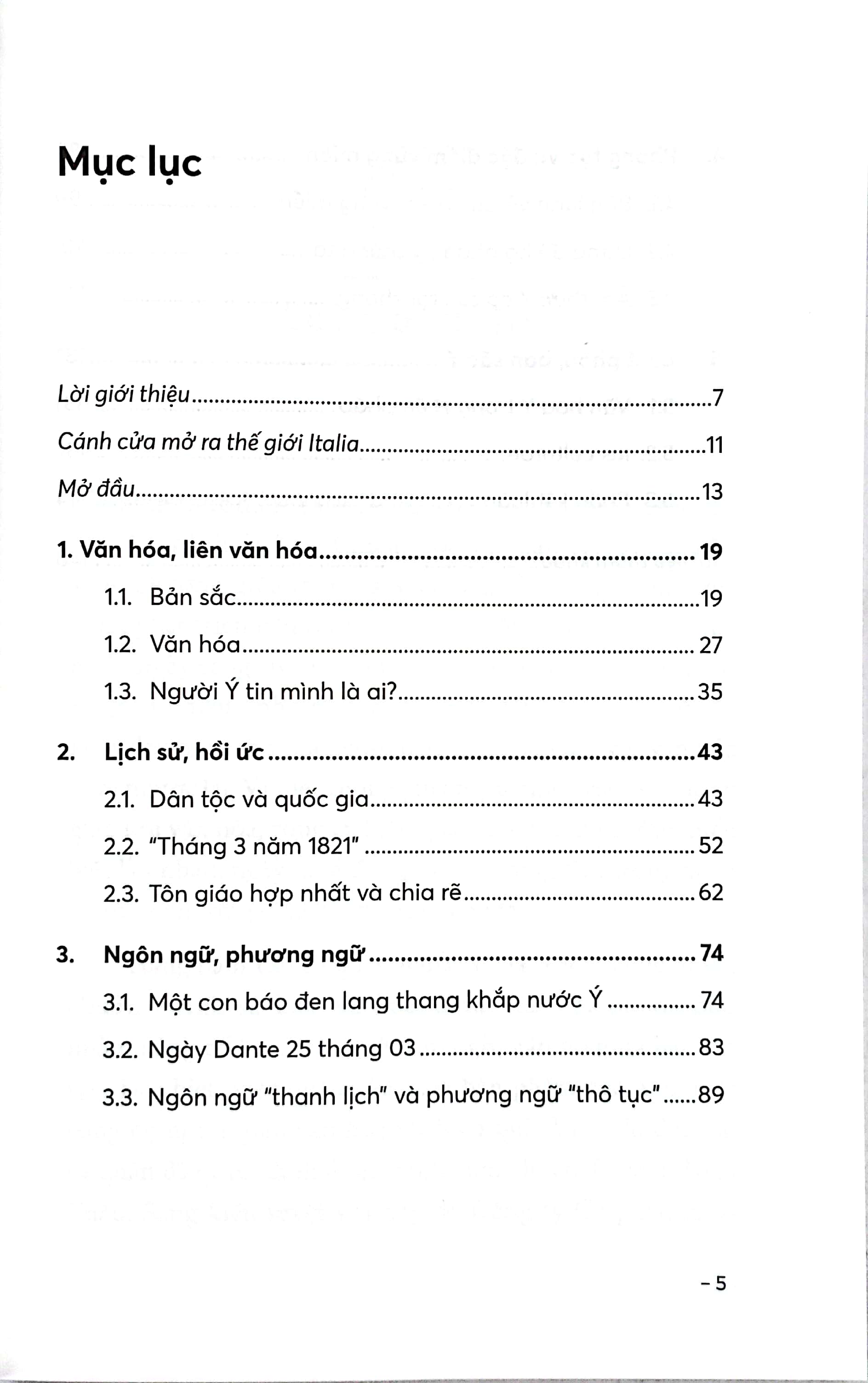 bản sắc văn hóa ý