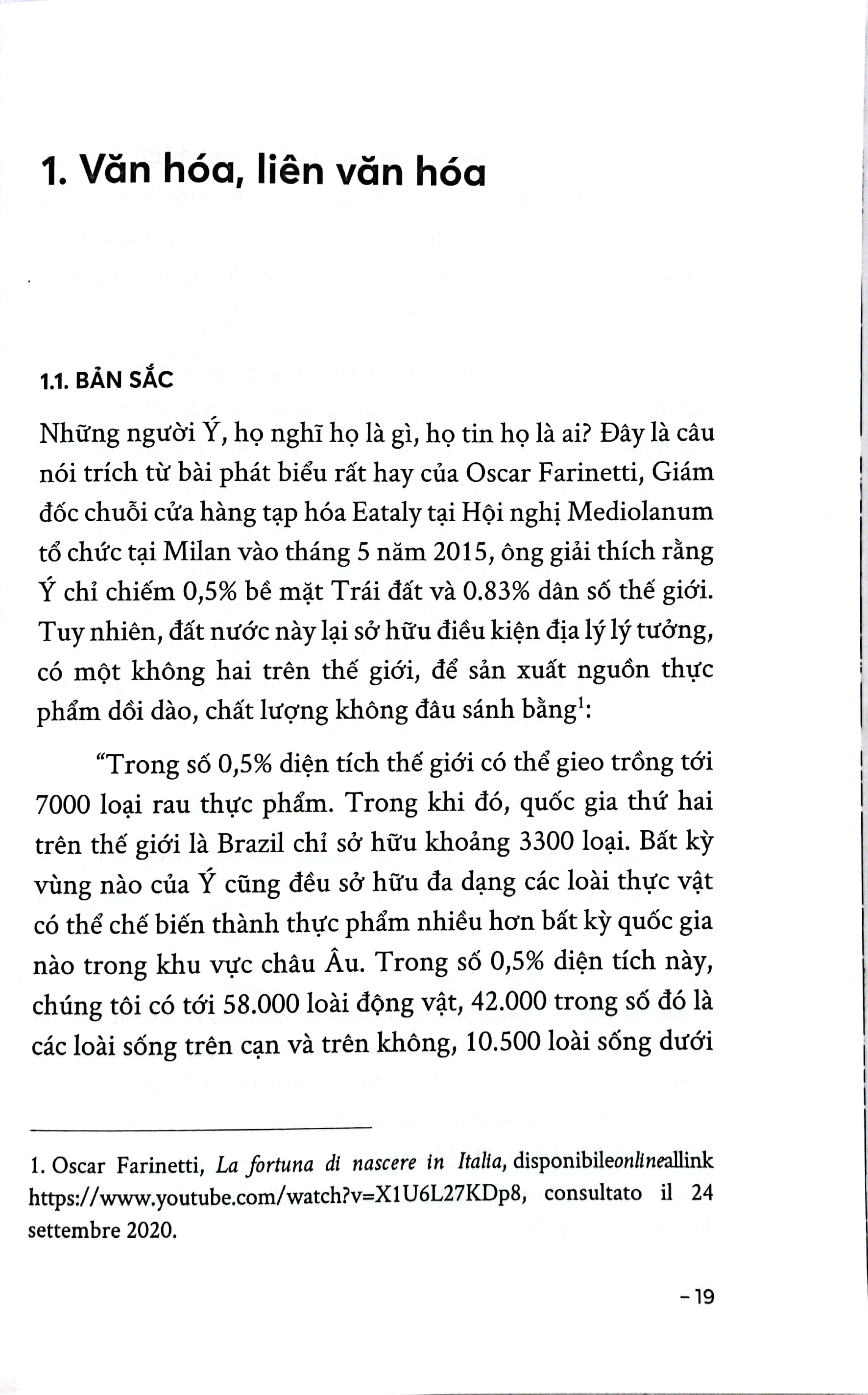 bản sắc văn hóa ý