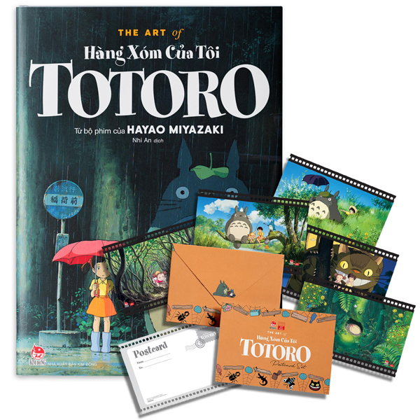 Bản Sách Tranh Hàng Xóm Của Tôi Totoro - Tặng Kèm Bookmark + Card PVC