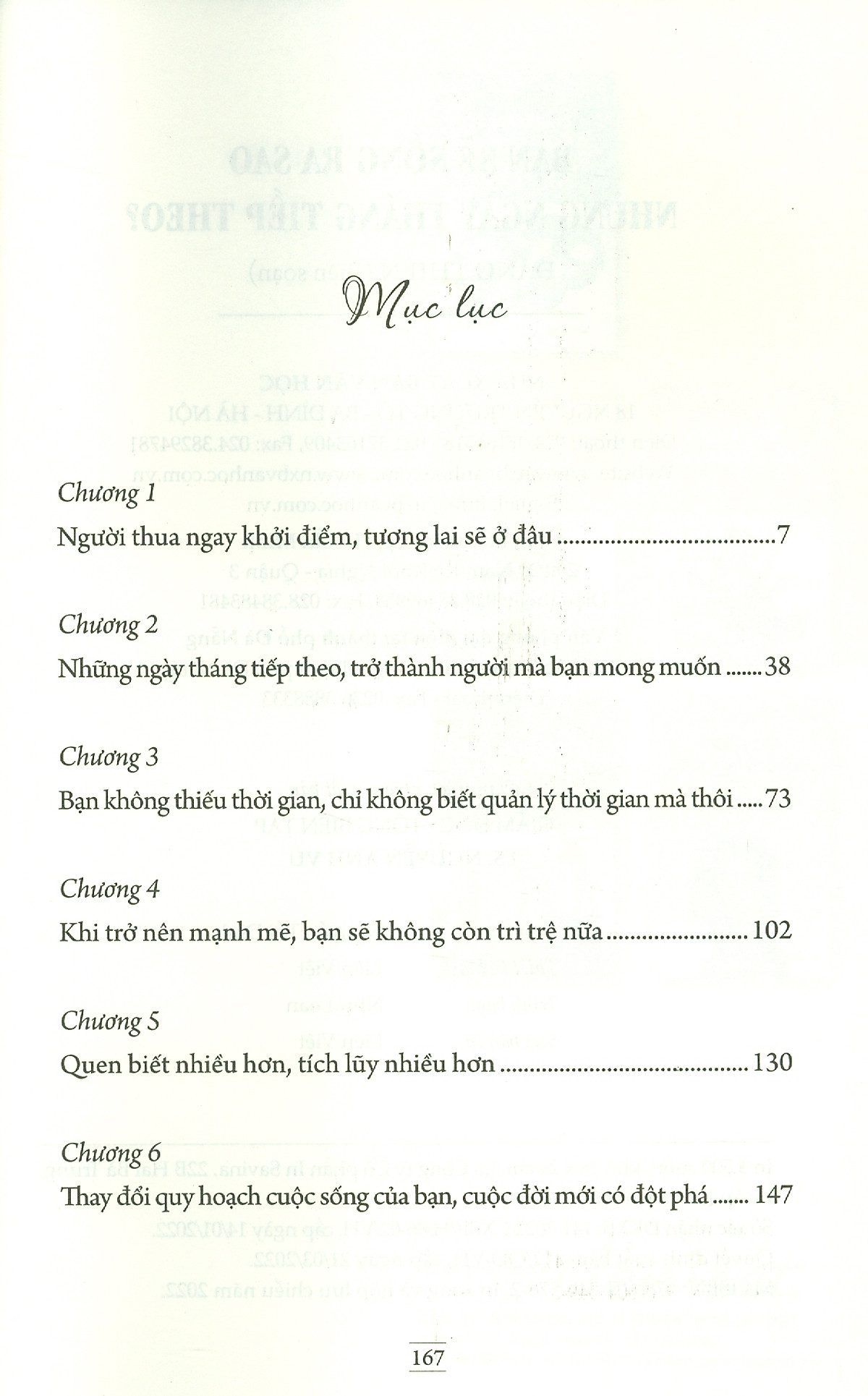 bạn sẽ sống ra sao những ngày tháng tiếp theo?