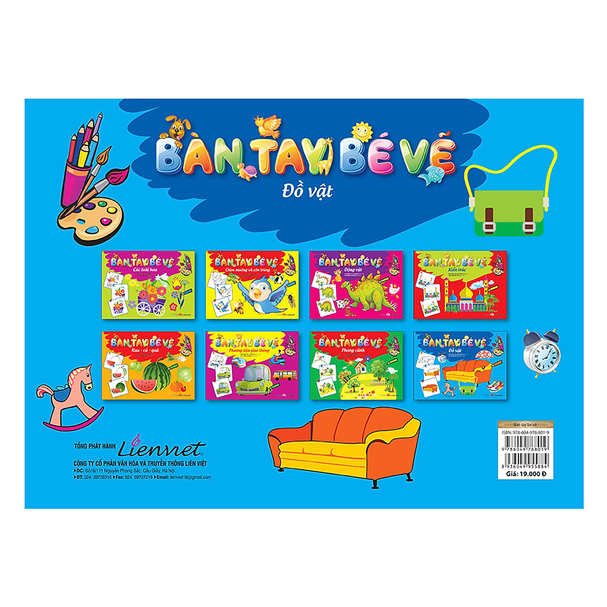 bàn tay bé vẽ - đồ vật