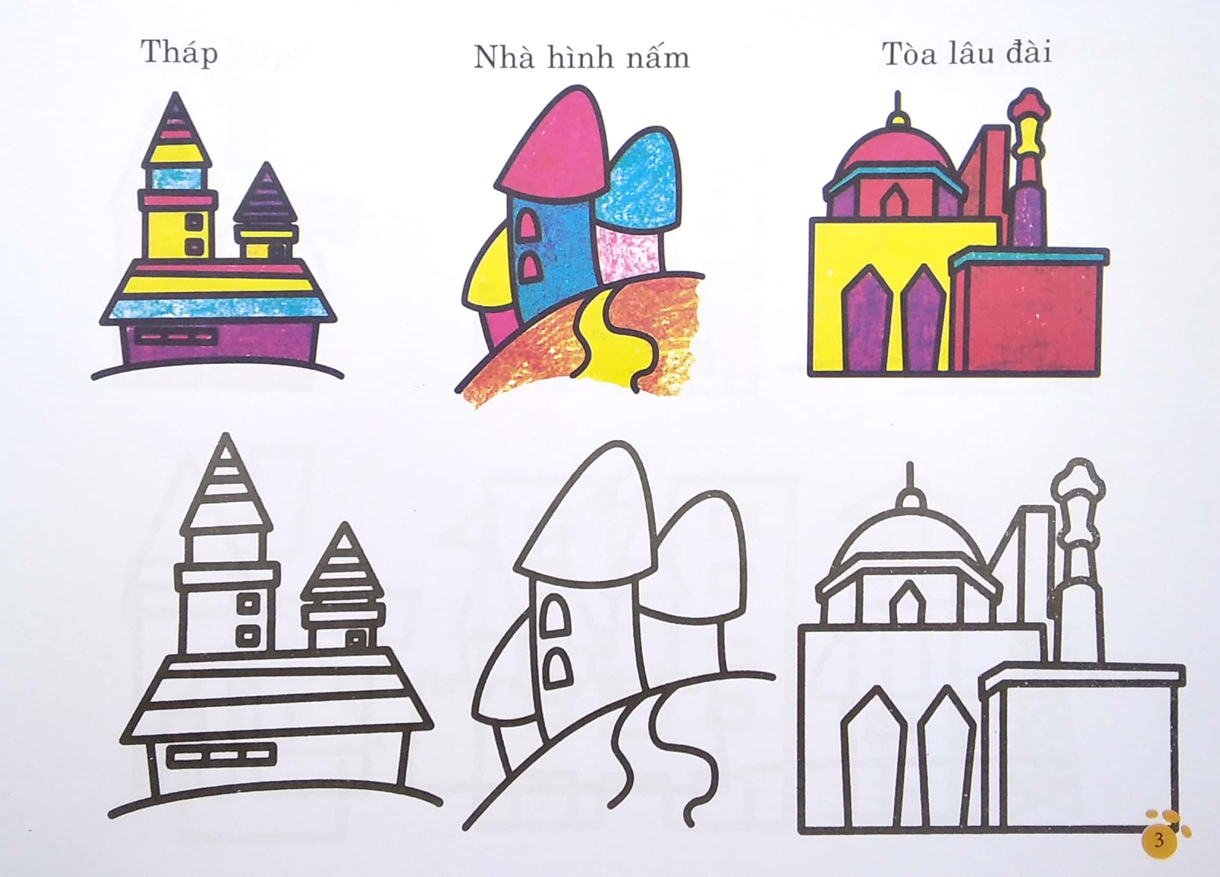 bàn tay nhỏ vẽ tranh - phong cảnh tươi đẹp