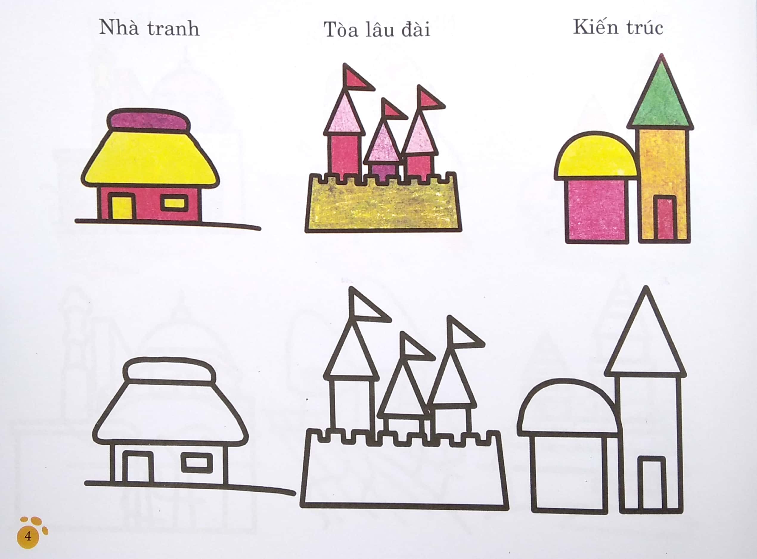 bàn tay nhỏ vẽ tranh - phong cảnh tươi đẹp