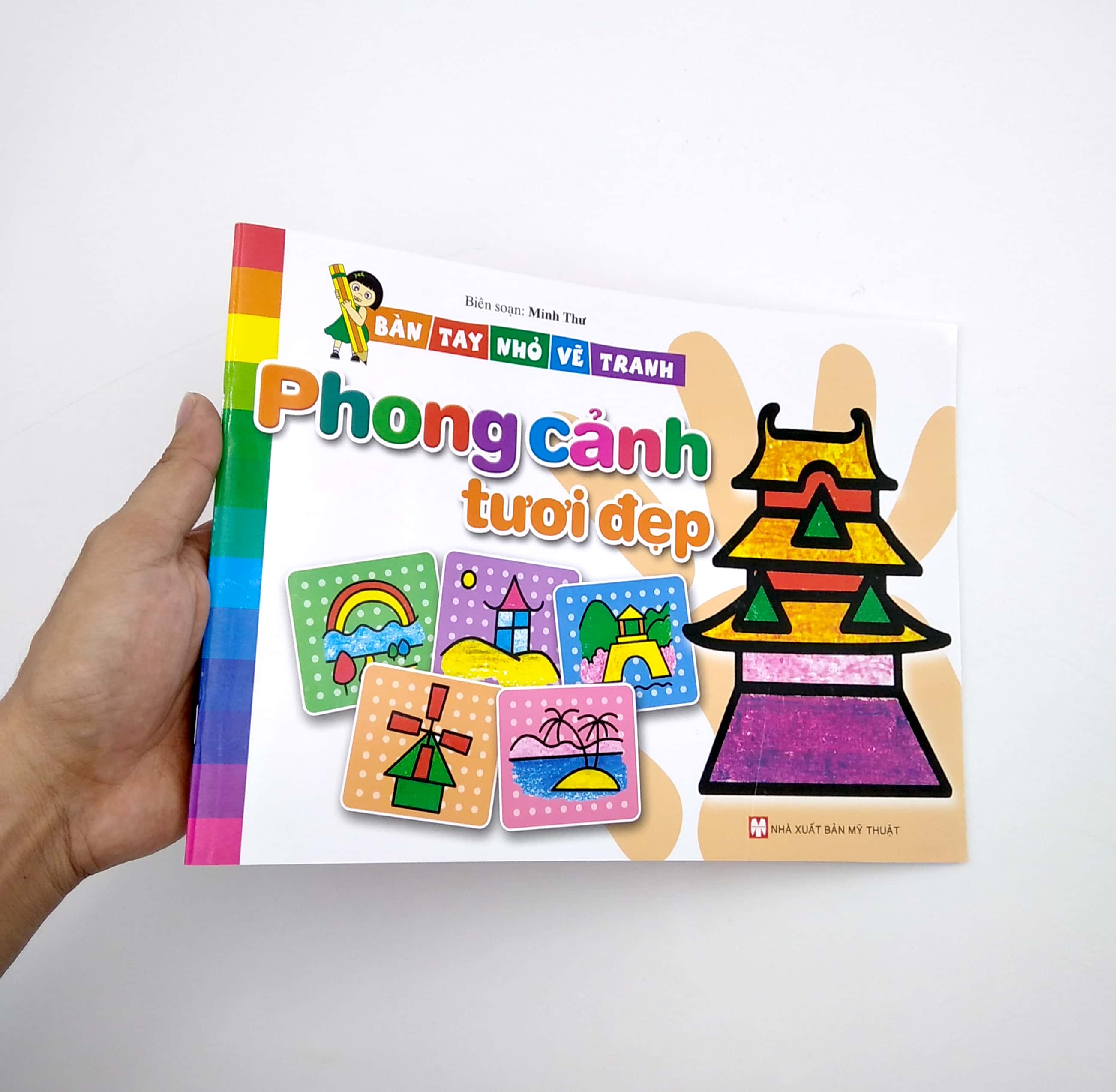 bàn tay nhỏ vẽ tranh - phong cảnh tươi đẹp