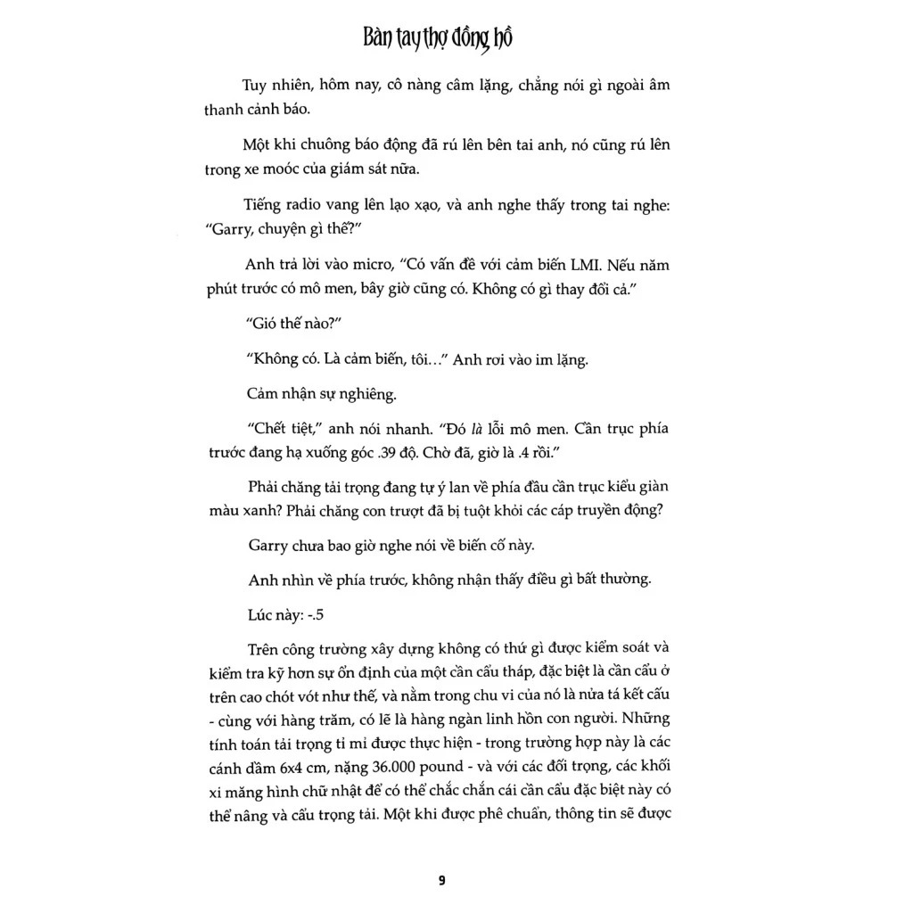 bàn tay thợ đồng hồ