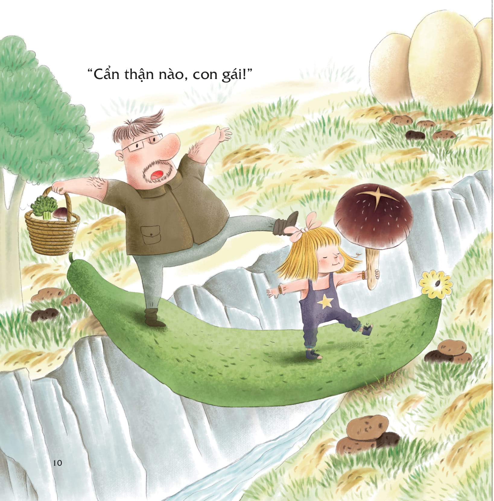 bạn thân của tớ là... bố - chỉ là rau thôi, nhưng cũng là thế giới bố cùng con khám phá