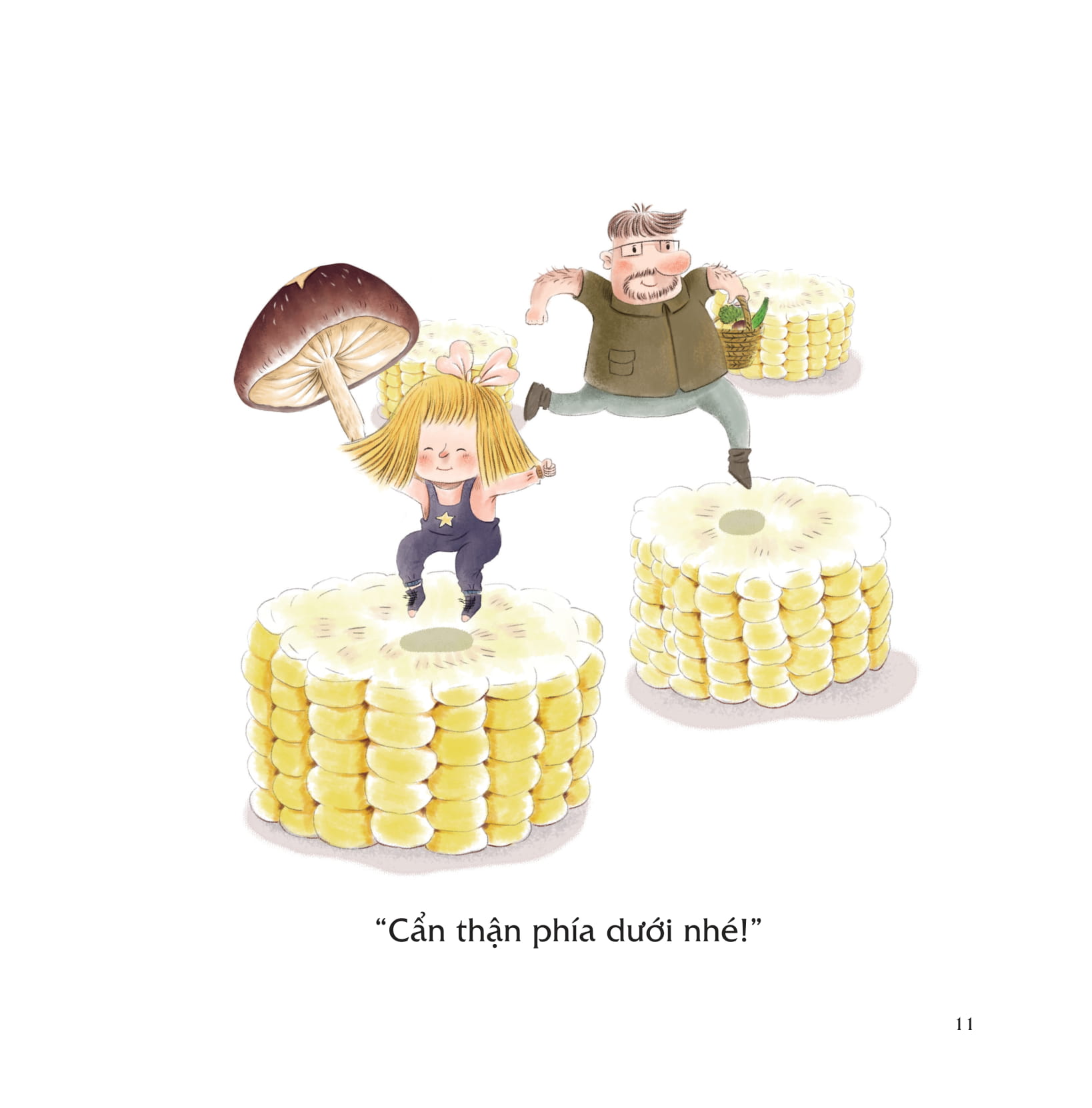 bạn thân của tớ là... bố - chỉ là rau thôi, nhưng cũng là thế giới bố cùng con khám phá