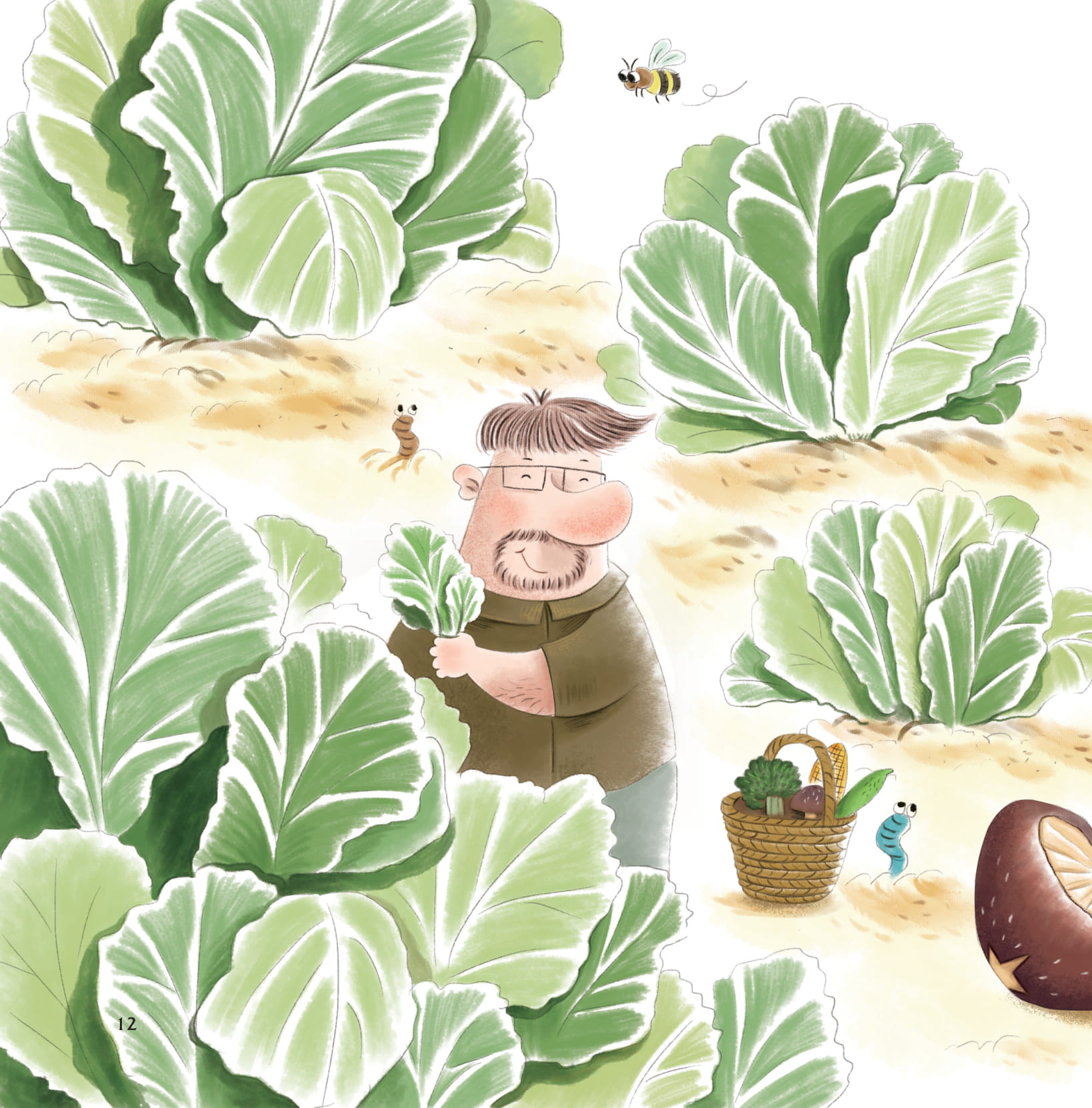 bạn thân của tớ là... bố - chỉ là rau thôi, nhưng cũng là thế giới bố cùng con khám phá