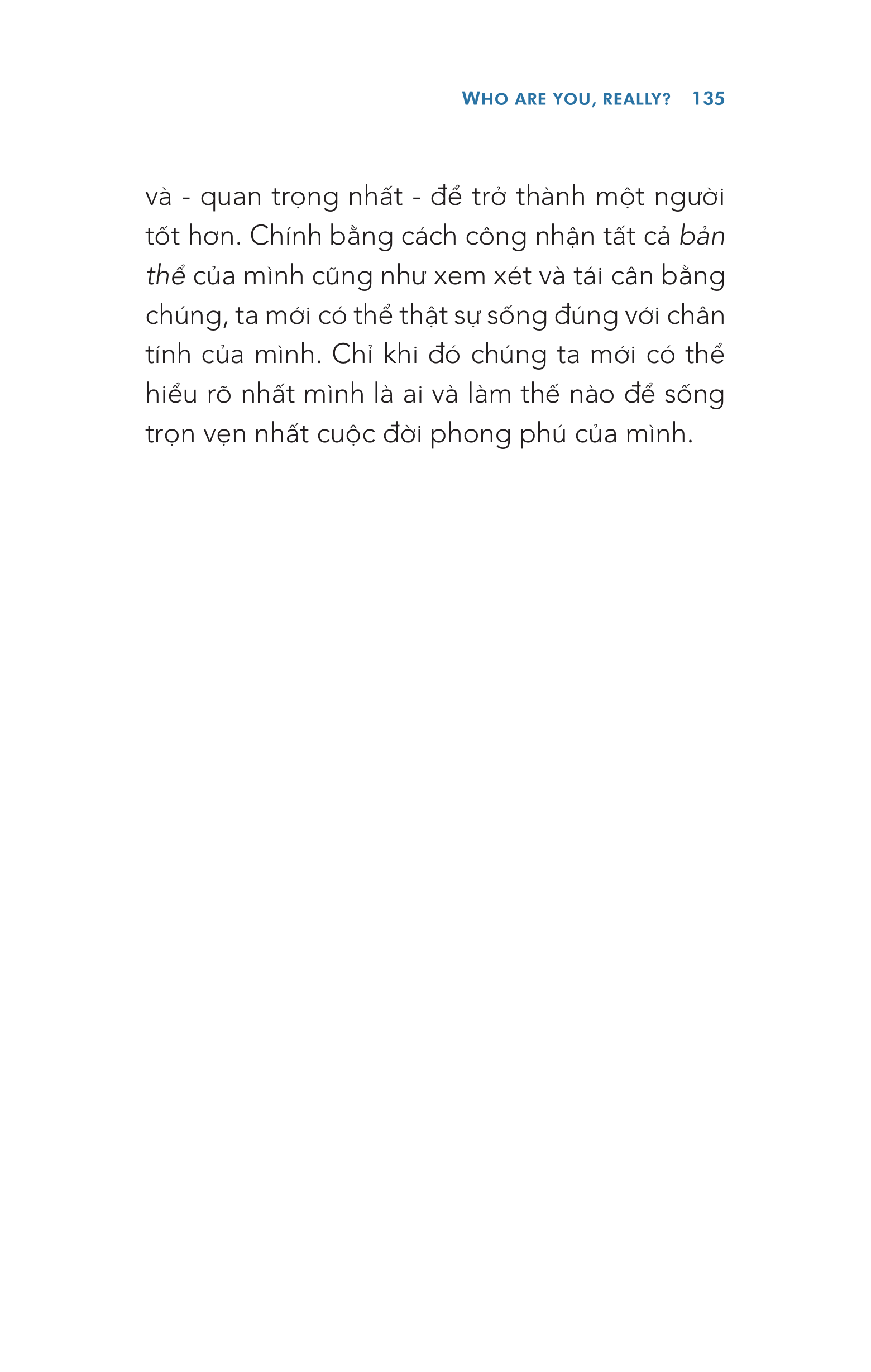 bạn thật sự là ai? who are you, really?