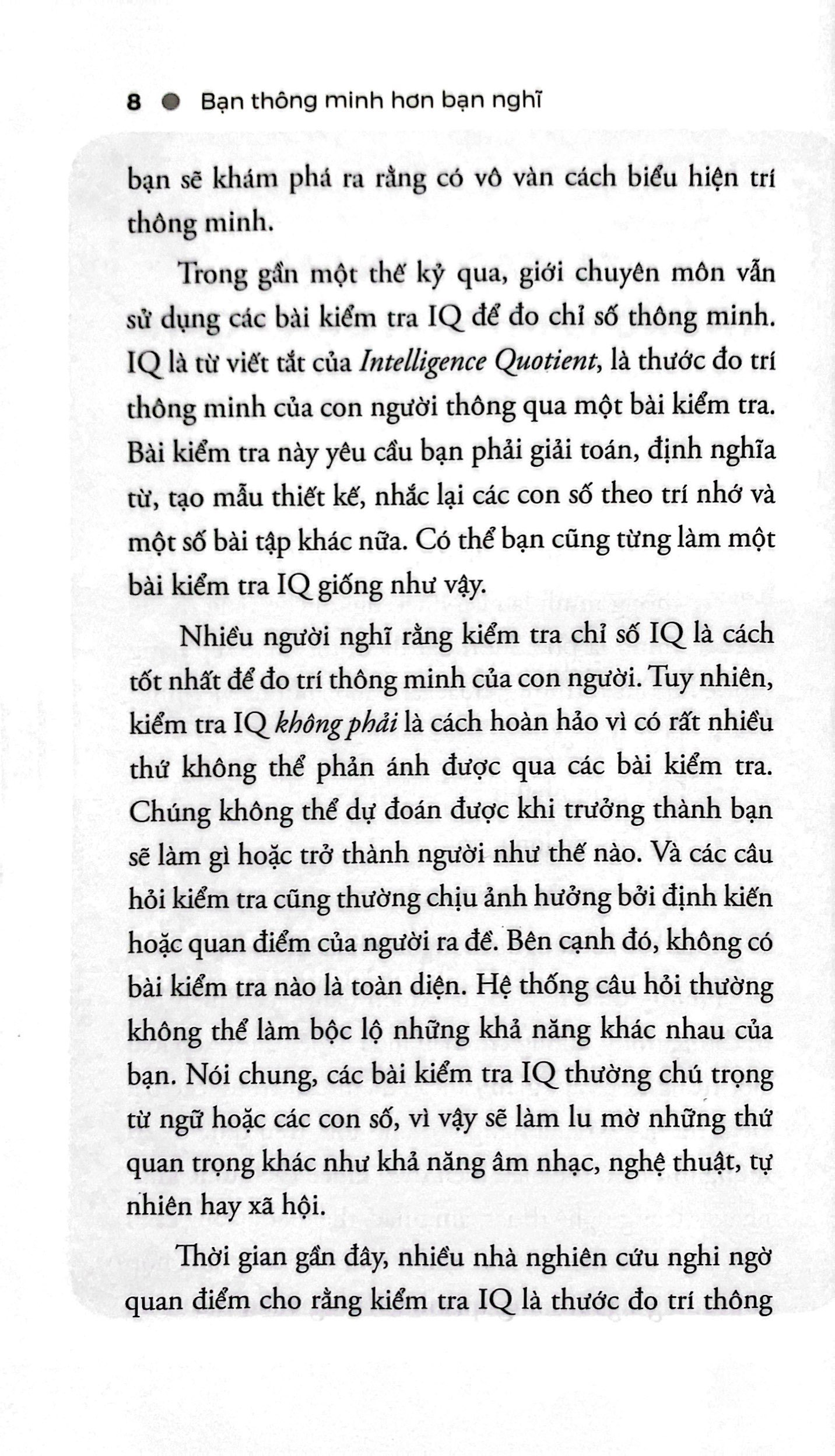 bạn thông minh hơn bạn nghĩ - you're smarter than you think (tái bản 2024)