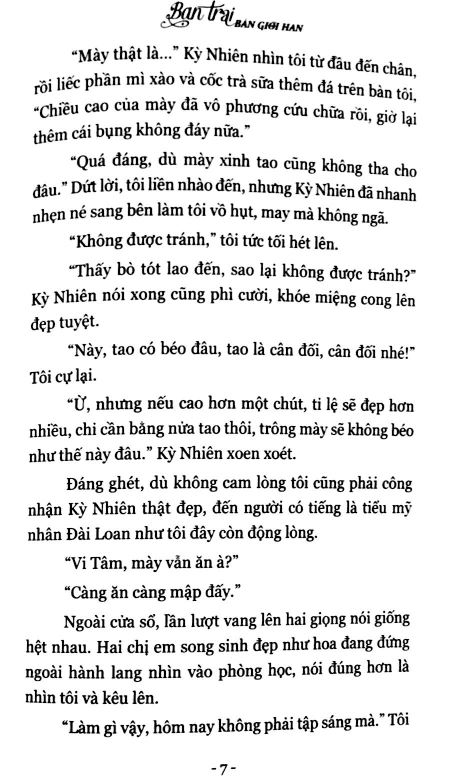 bạn trai bản giới hạn