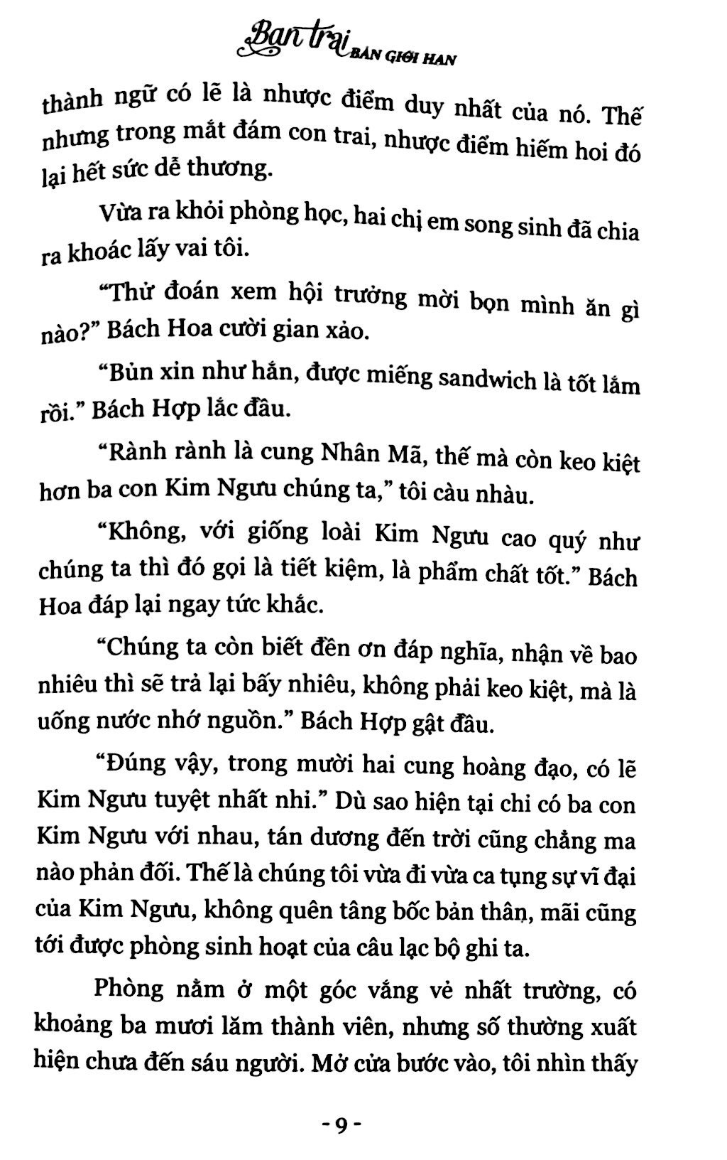 bạn trai bản giới hạn