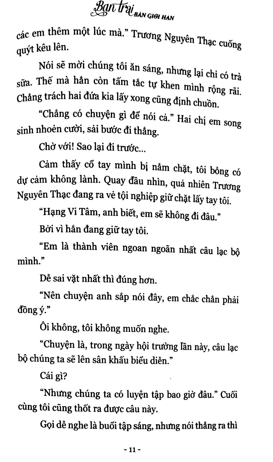 bạn trai bản giới hạn
