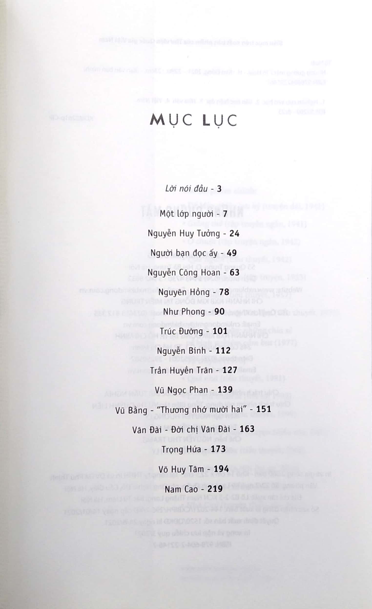 bạn văn bạn mình - những gương mặt