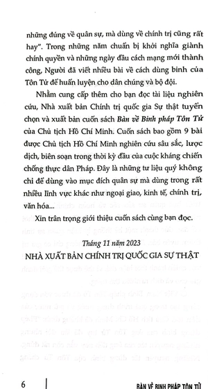 bàn về binh pháp tôn tử (tái bản 2024)