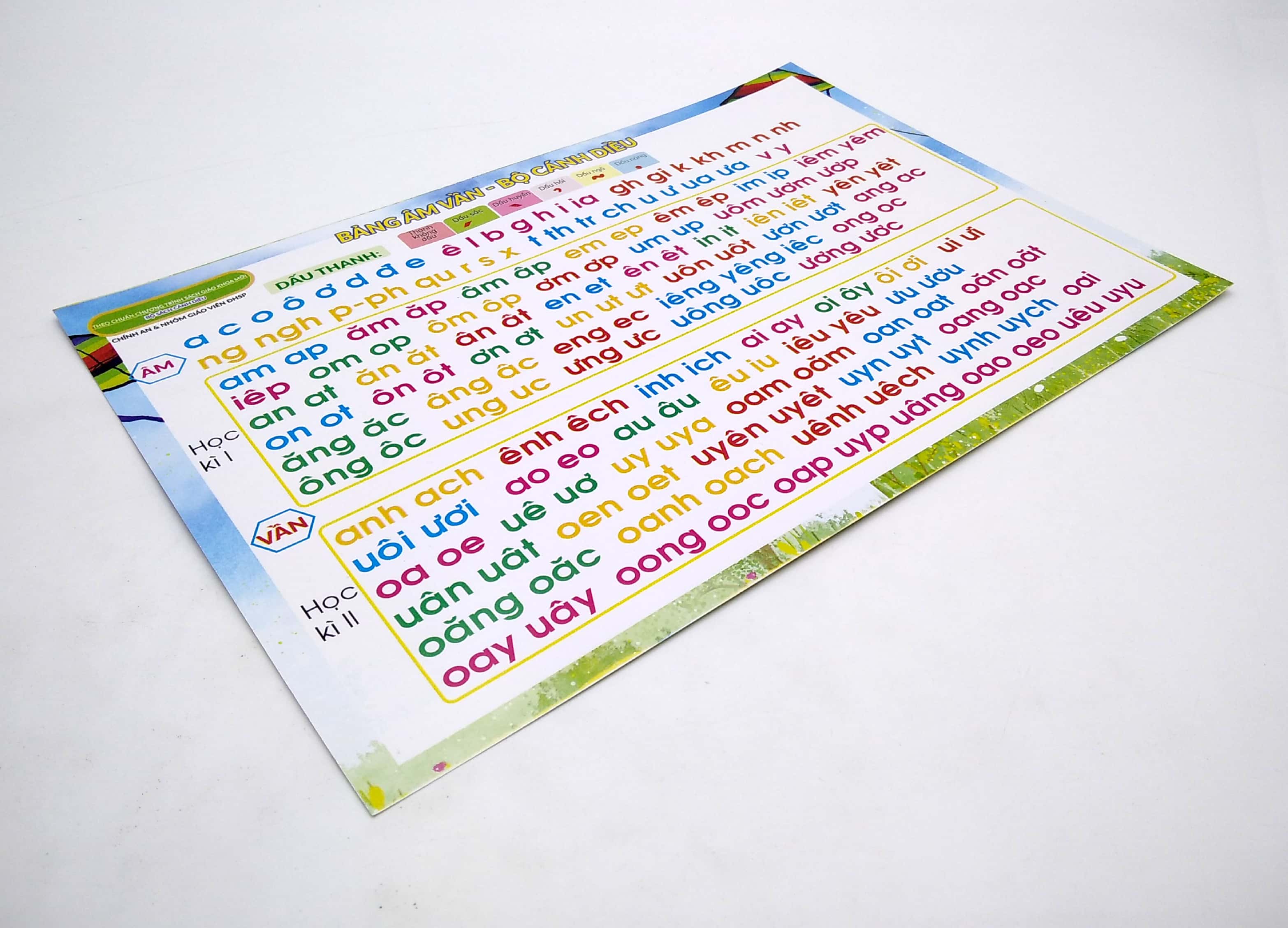 bảng âm vần - bộ cánh diều